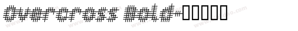 Overcross Bold字体转换